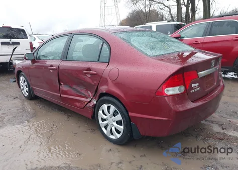 2010 Honda Civic Lx z USA, uszkodzony, nr VIN 2HGFA1F54AH550865